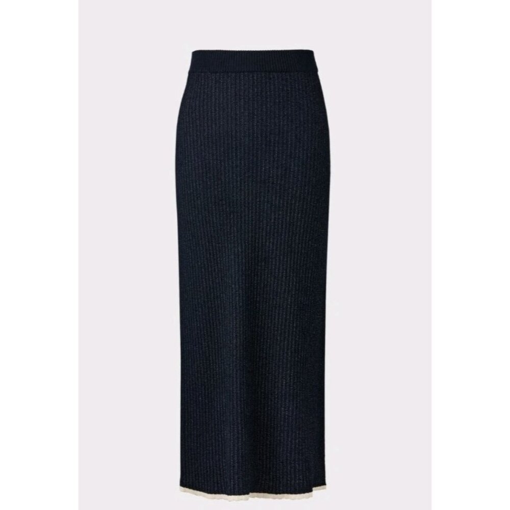 EENK Straight Knit Skirt Navy. WS363